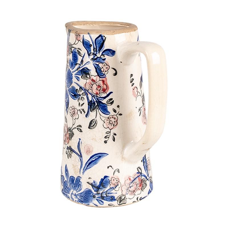 Blue Floral Jug (Small)-Breda's Gift Shop