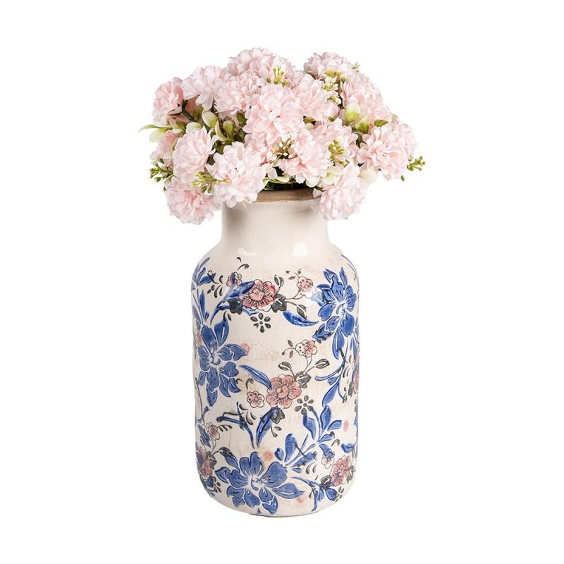 Blue Floral Vase-Breda's Gift Shop