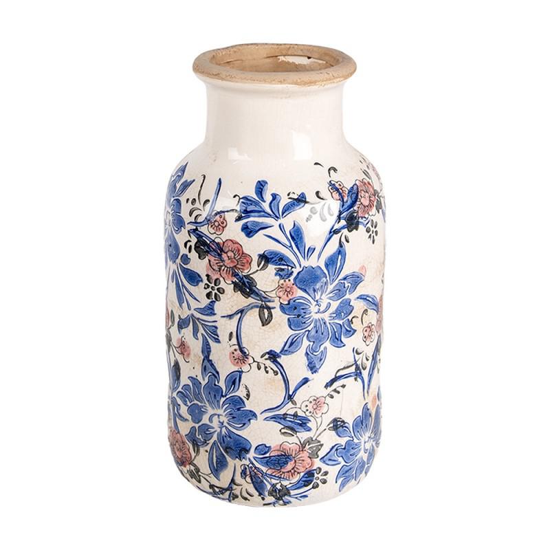 Blue Floral Vase-Breda's Gift Shop