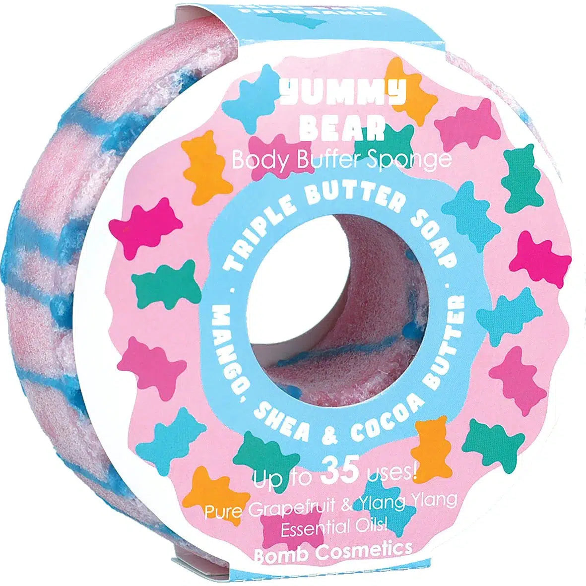 Bomb Cosmetics Yummy Bear Buffer Sponge-Breda's Gift Shop