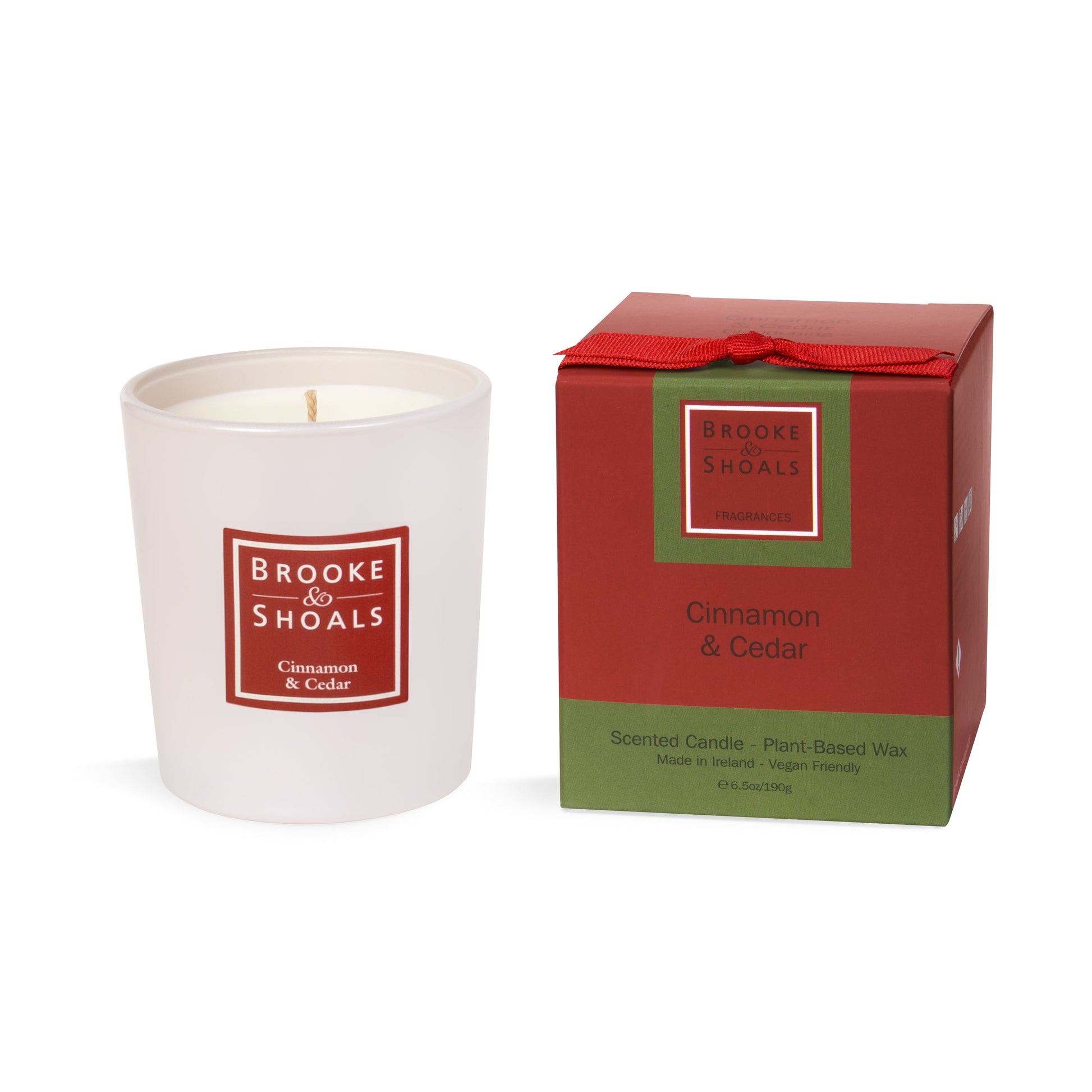 Brooke & Shoals Cinnamon & Cedar Candle-Breda's Gift Shop