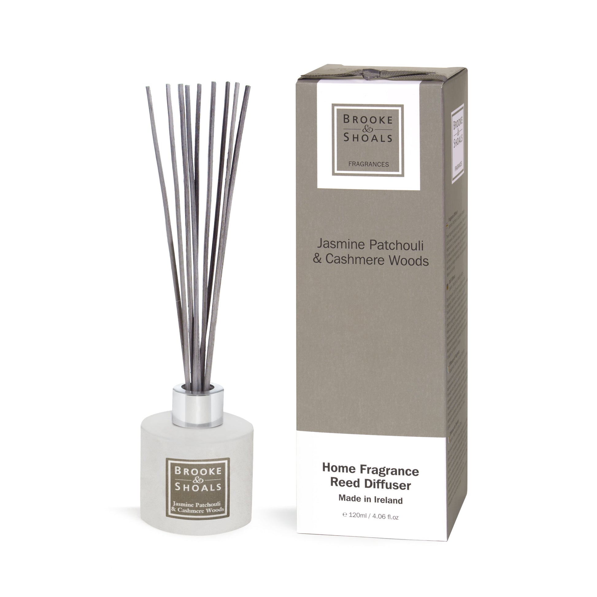 Brooke & Shoals Jasmine, Patchouli & Cashmere Woods Diffuser-Breda's Gift Shop