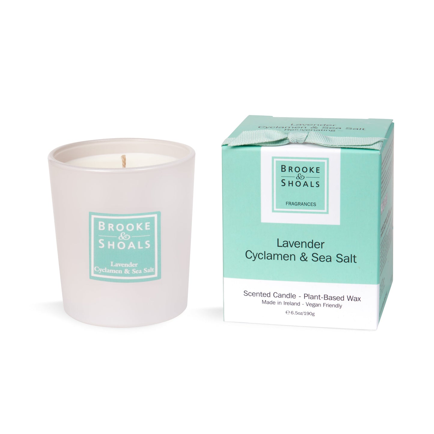 Brooke & Shoals Lavender, Cyclamen & Sea Salt Candle-Breda's Gift Shop