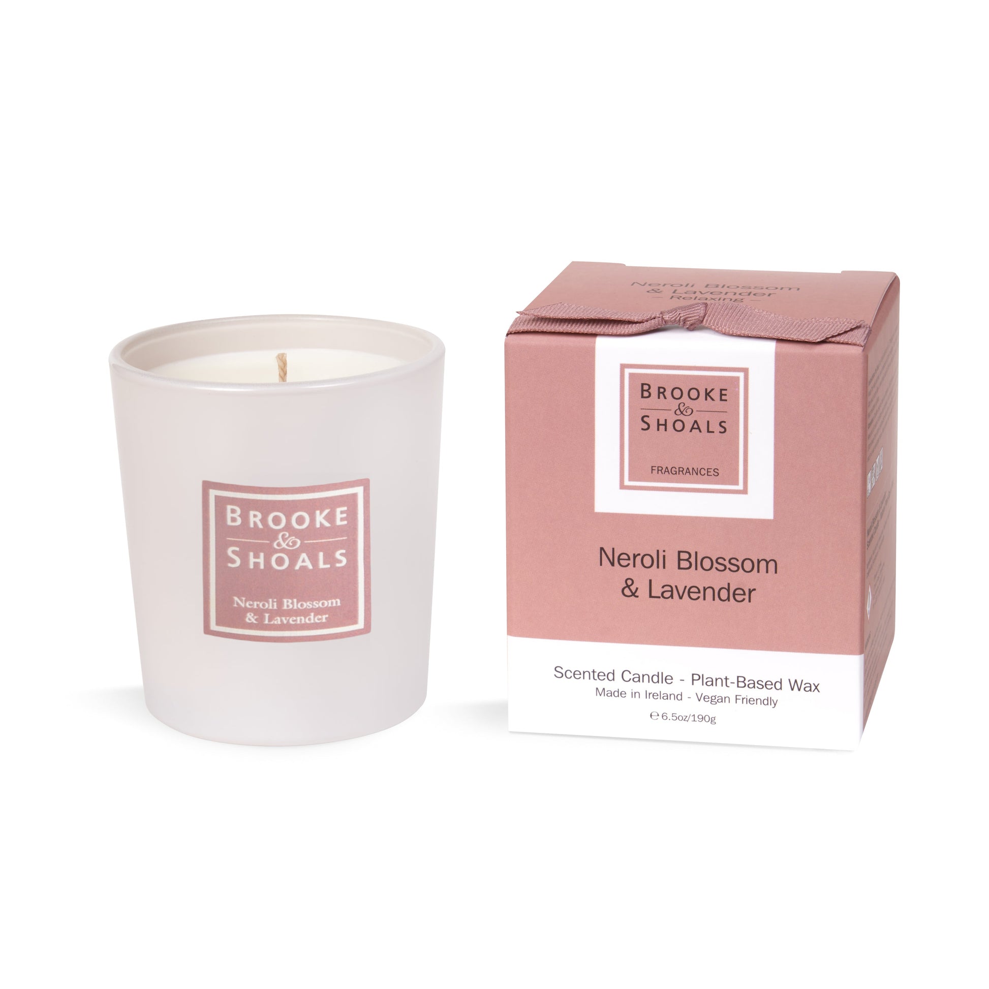 Brooke & Shoals Neroli Blossom & Lavender Candle-Breda's Gift Shop