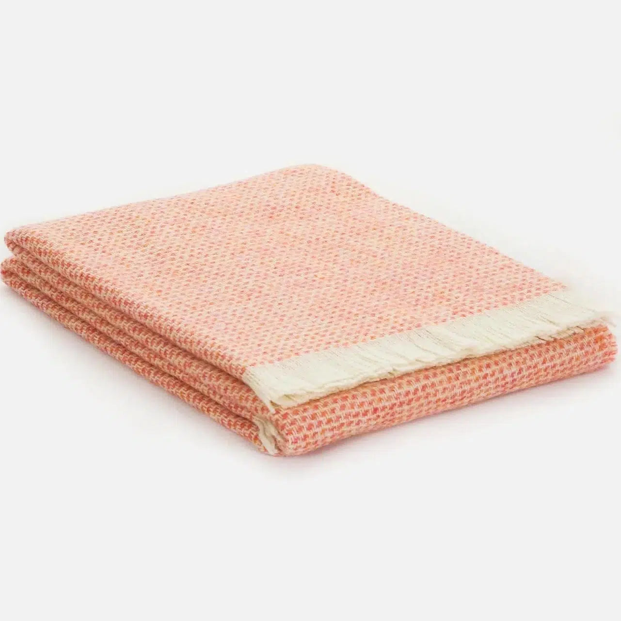 Cushendale Irish Wool Salmon Throw-Breda's Gift Shop