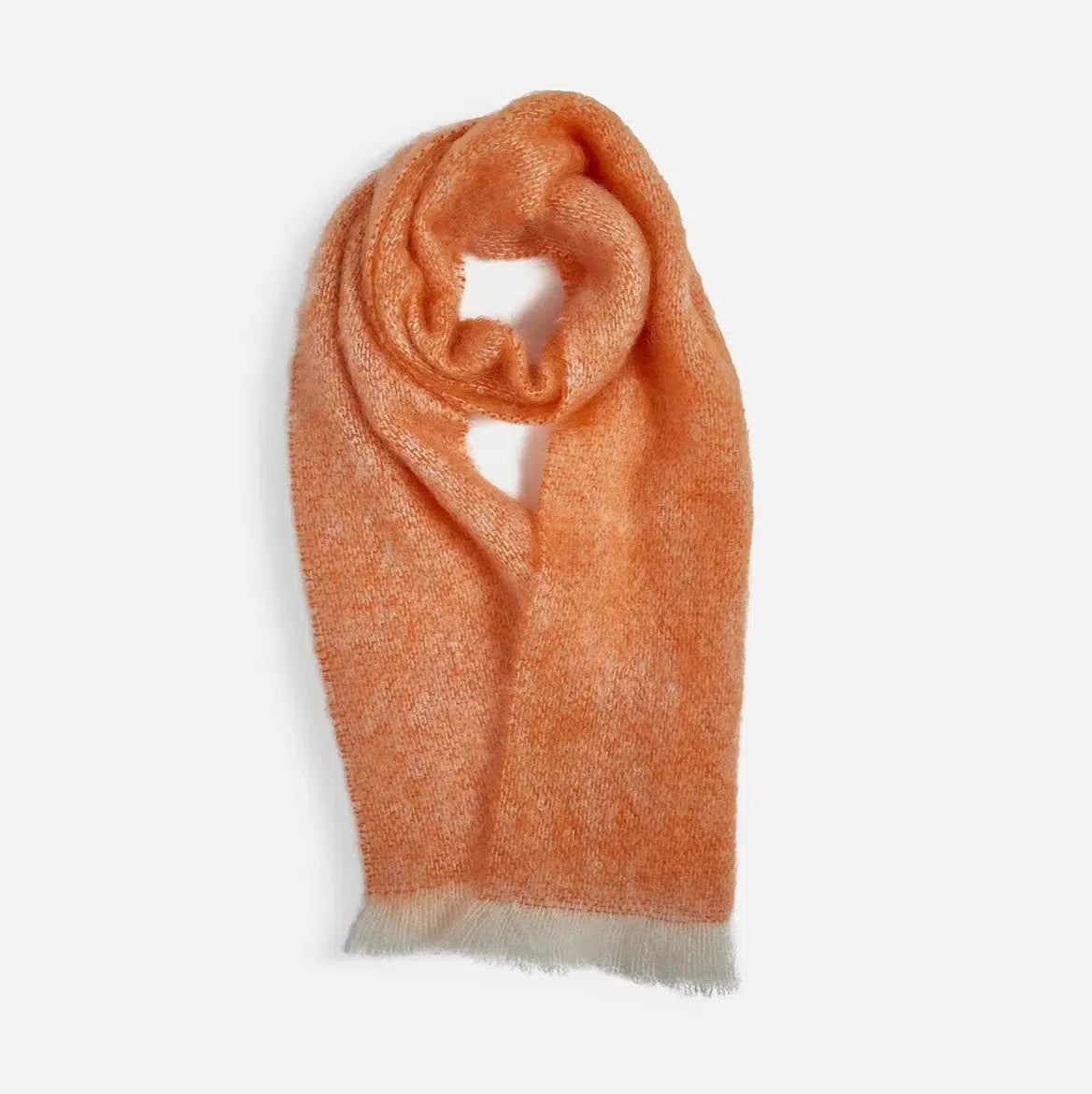 Cushendale Mohair Tangerine Scarf-Breda's Gift Shop