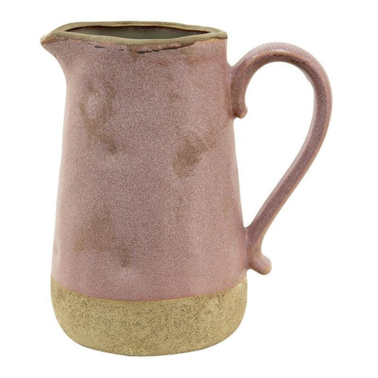 Decorative Rustic Pink Jug-Breda's Gift Shop