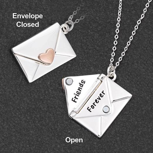 Equilibrium Love Letter Necklace “Friends Forever“-Breda's Gift Shop