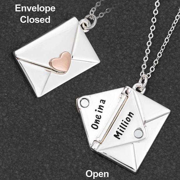 Equilibrium Love Letter Necklace “One In A Million“-Breda's Gift Shop