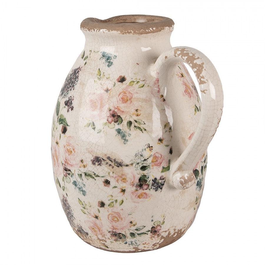 Floral Rustic Jug-Breda's Gift Shop