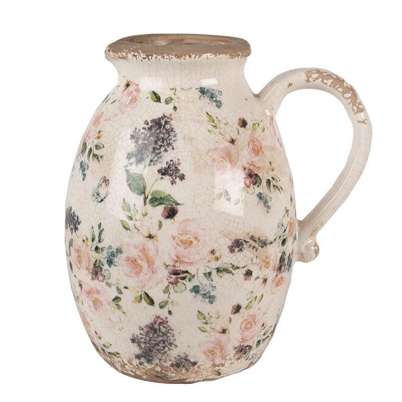 Floral Rustic Jug-Breda's Gift Shop