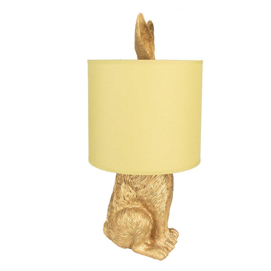 Gold Hare Lamp-Breda's Gift Shop