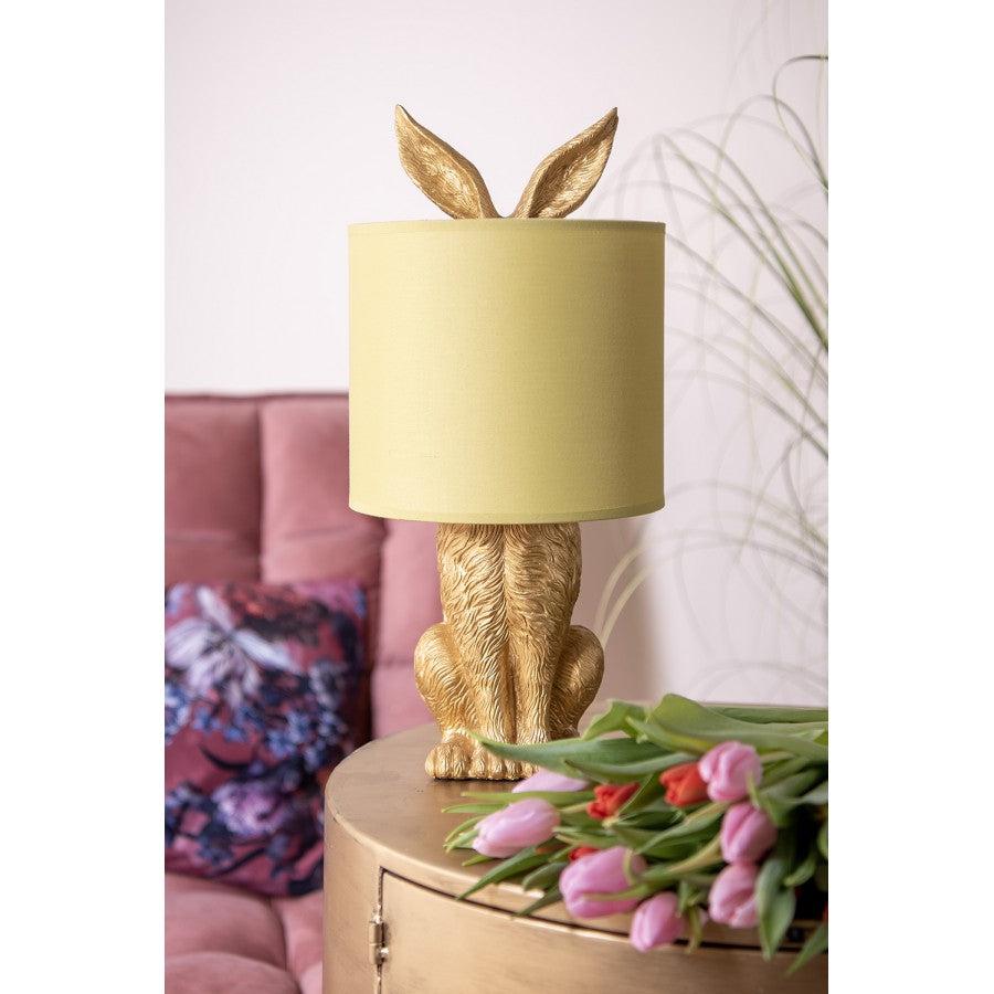 Gold Hare Lamp-Breda's Gift Shop