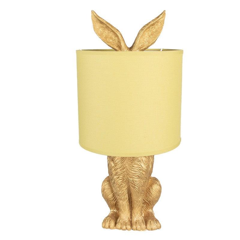 Gold Hare Lamp-Breda's Gift Shop