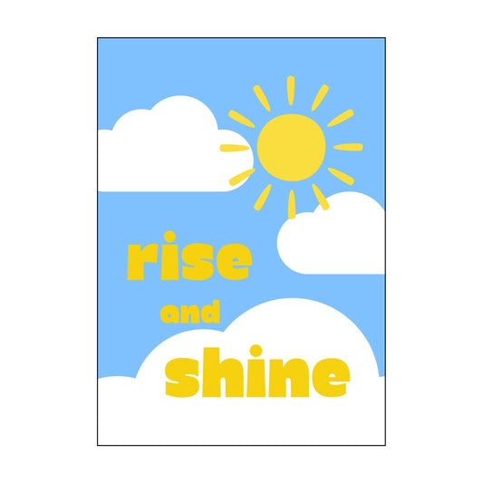 Just Add Joy "Rise & Shine" Print-Breda's Gift Shop