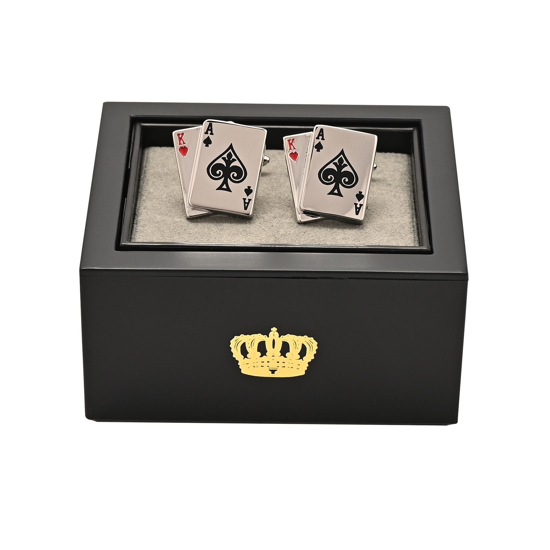 Playing Cards Cufflinks-Breda's Gift Shop