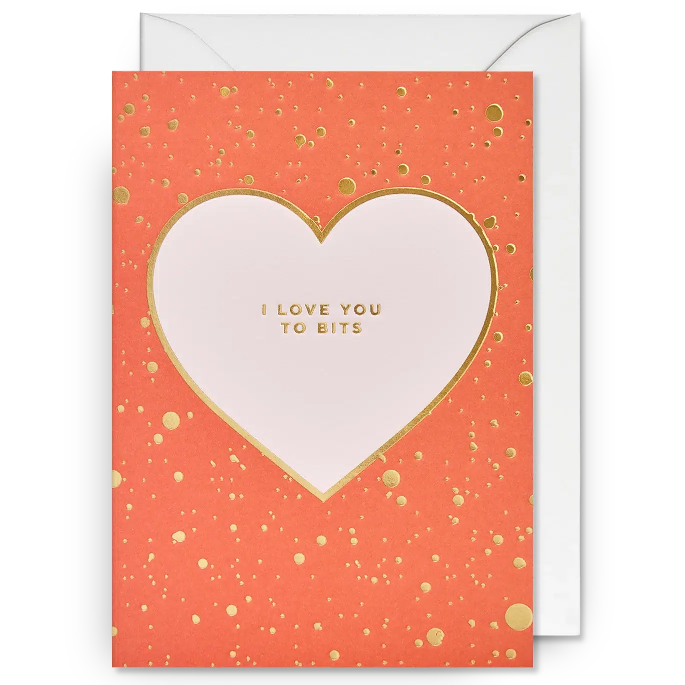 Postco "I Love You To Bits" Greeting Card-Breda's Gift Shop