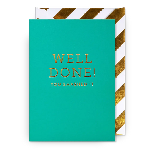 Postco “Well Done!“ Greeting Card-Breda's Gift Shop