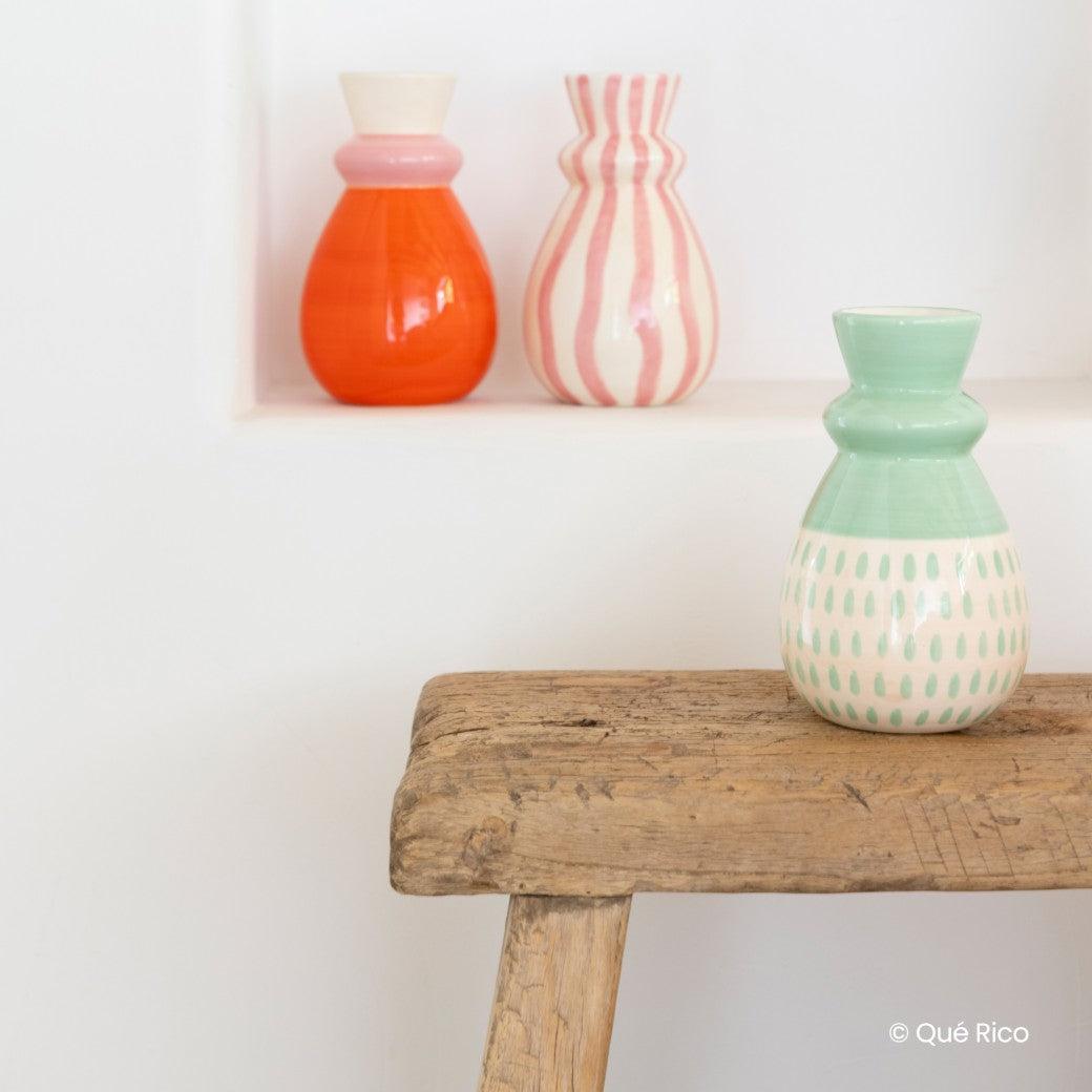 Que Rico Vase: Carolina-Amor Del Color-Breda's Gift Shop