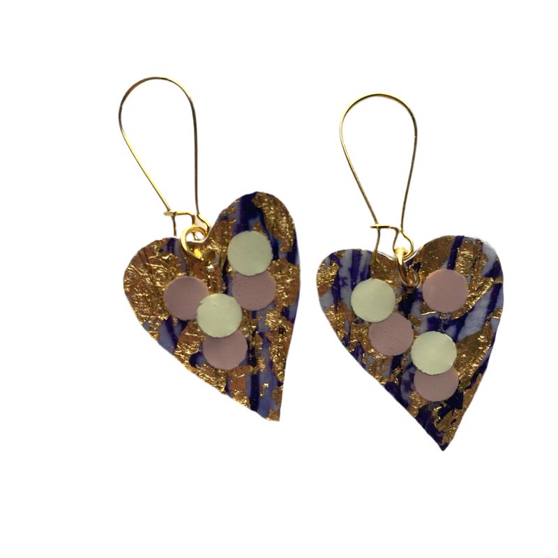 Rothlú Crush Earrings: Pink & Gold-Breda's Gift Shop