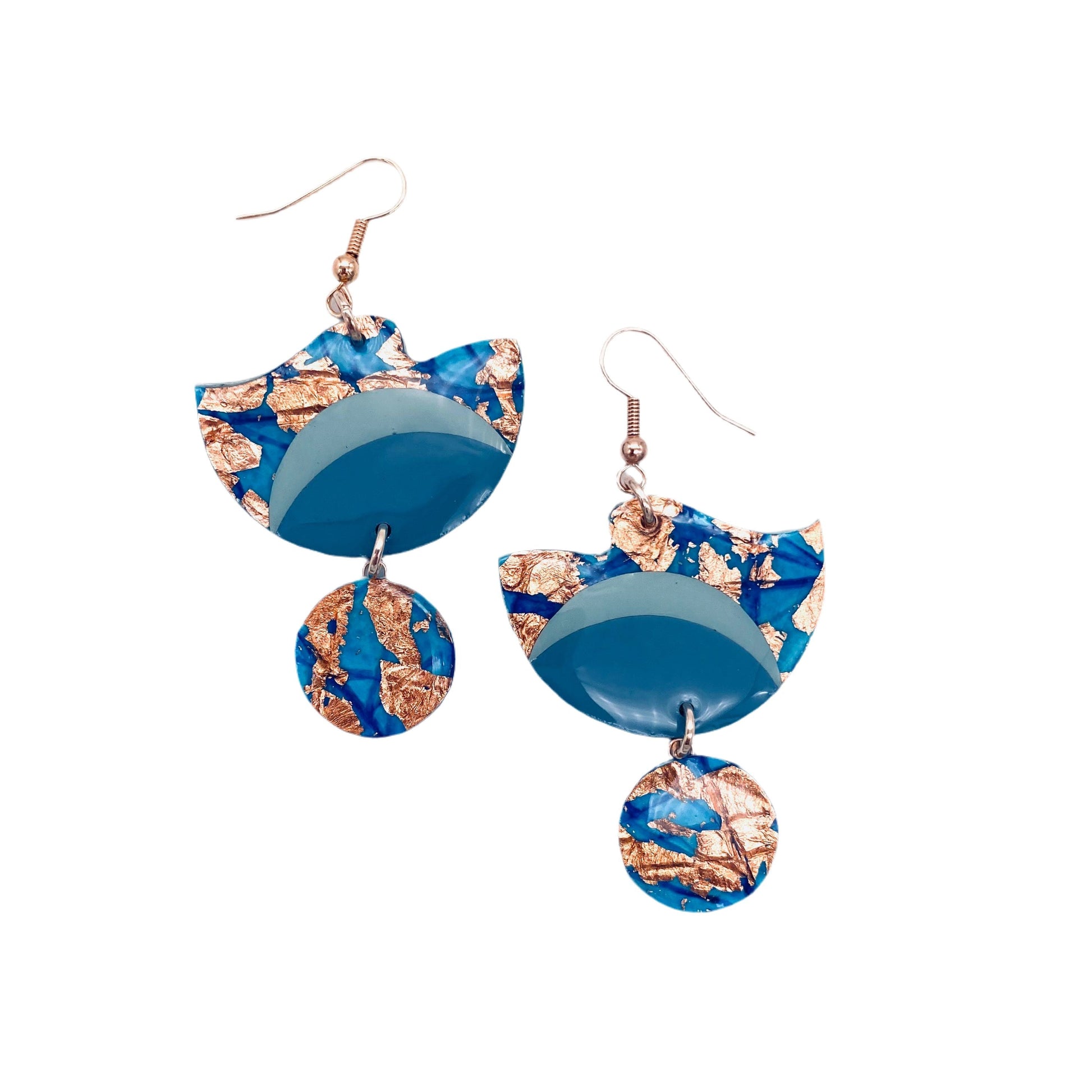 Rothlú Tonn Earrings: Blue/Green-Breda's Gift Shop