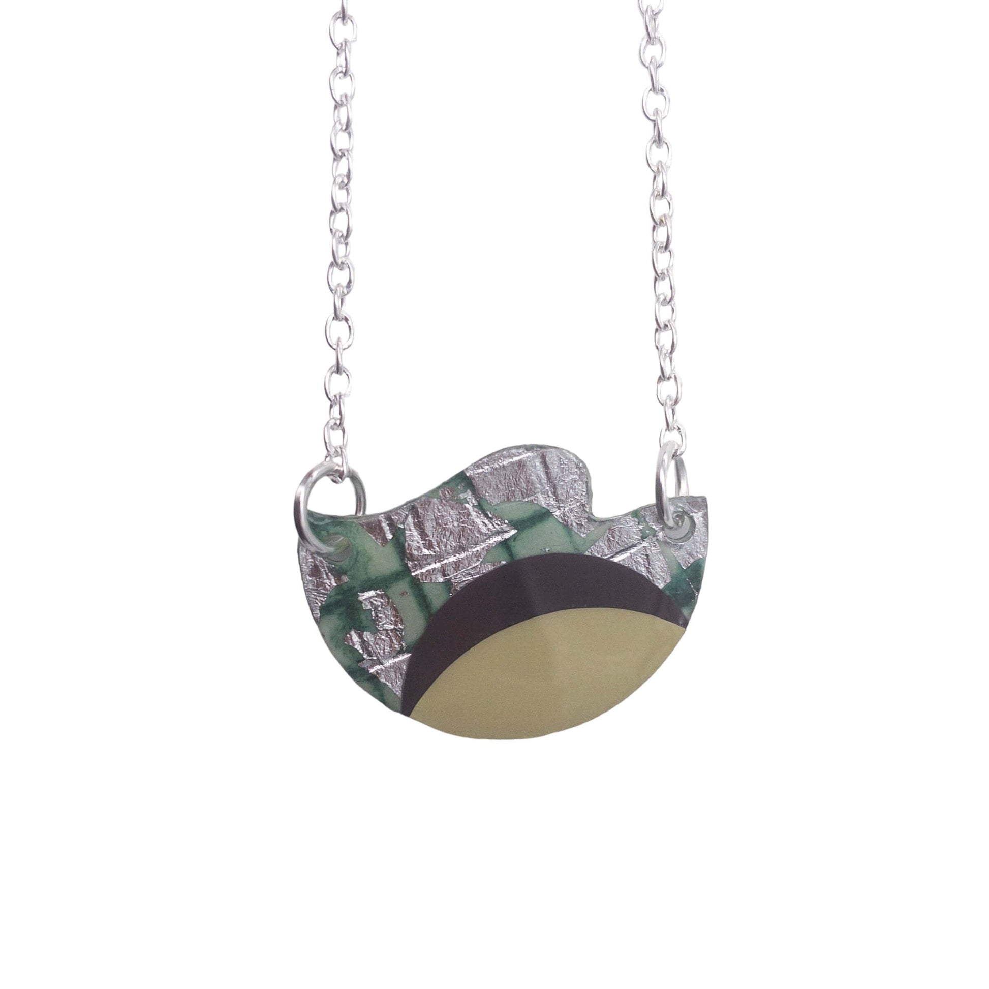 Rothlú Tonn Necklace: Celadon/Silver-Breda's Gift Shop