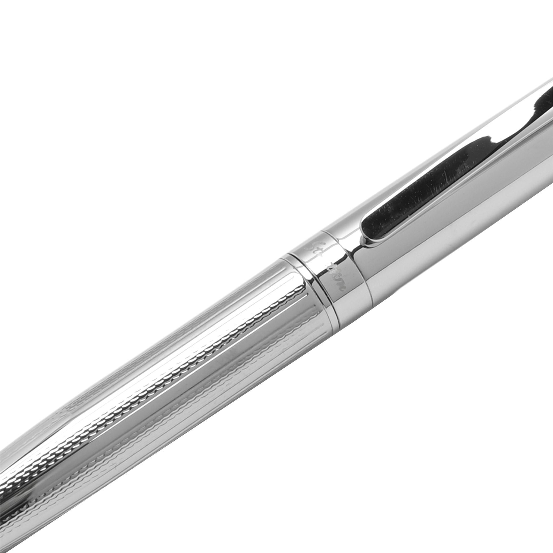 Stratton Ballpoint Silver Pen-Breda's Gift Shop