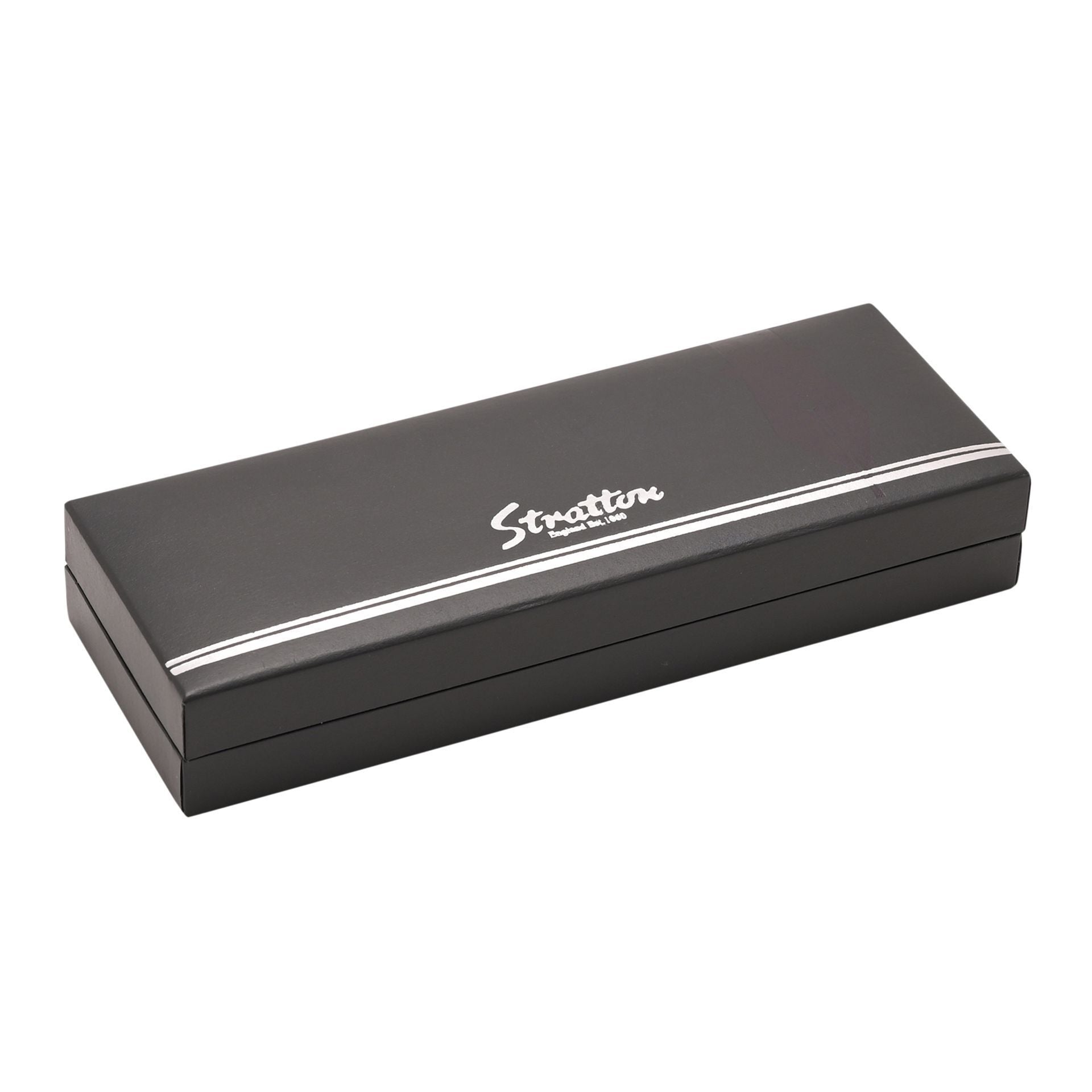 Stratton Ballpoint Silver Pen-Breda's Gift Shop