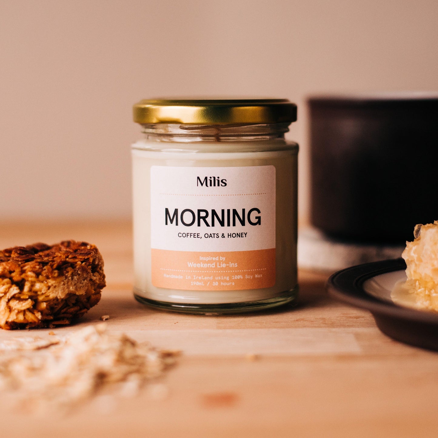 Milis Morning Candle-Breda's Gift Shop