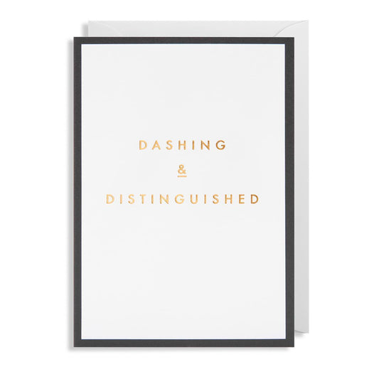 Postco "Dashing & Distinguished" Greeting Card-Breda's Gift Shop