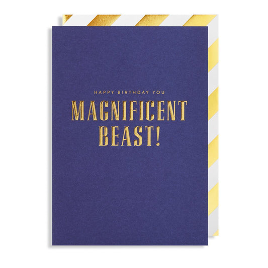 Postco "Happy Birthday You Magnificent Beast" Greeting Card-Breda's Gift Shop