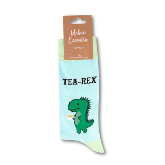 “Tea Rex” Socks-Breda's Gift Shop